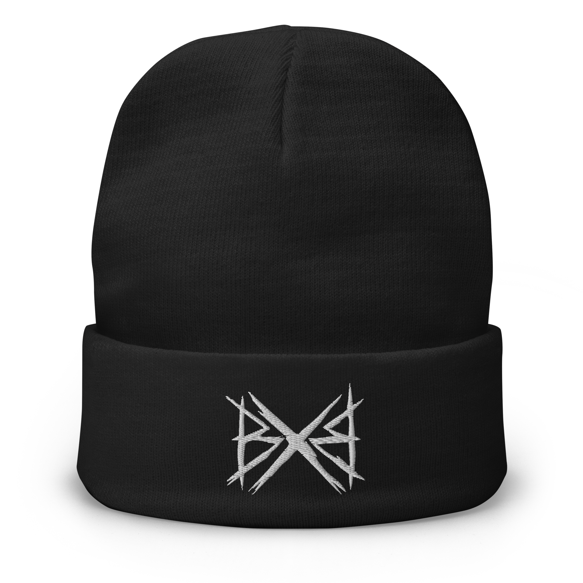 BxB Embroidered Beanie – Black x Brave